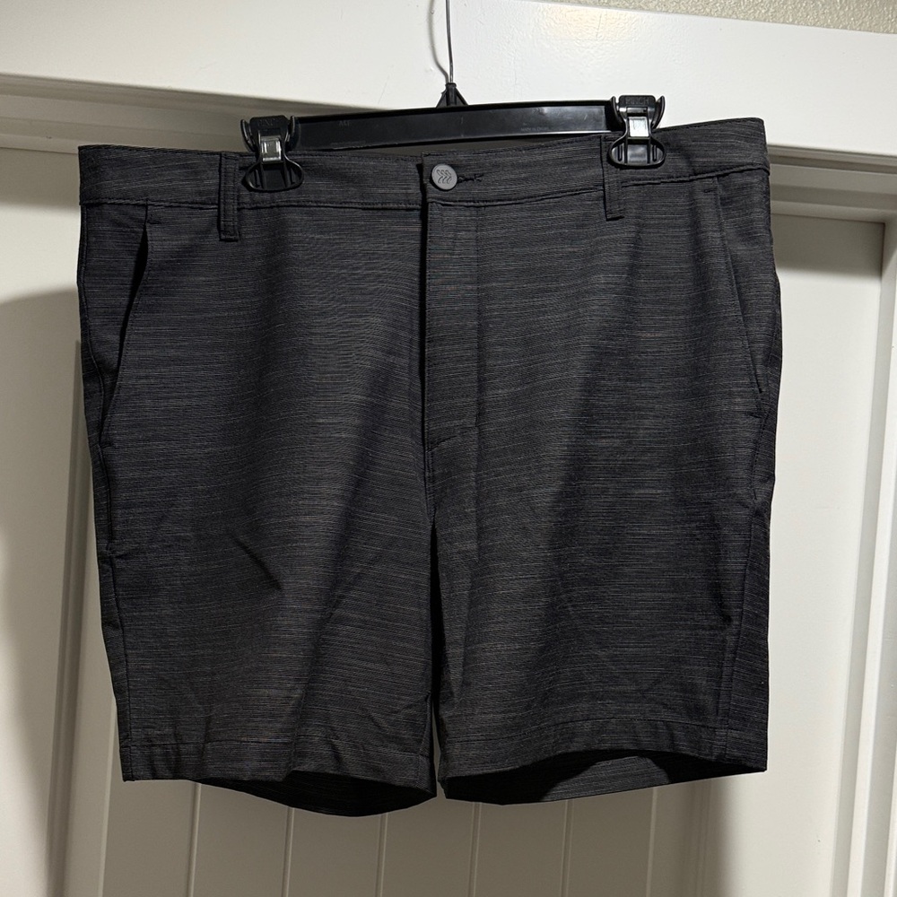 Men's Black Golf Shorts